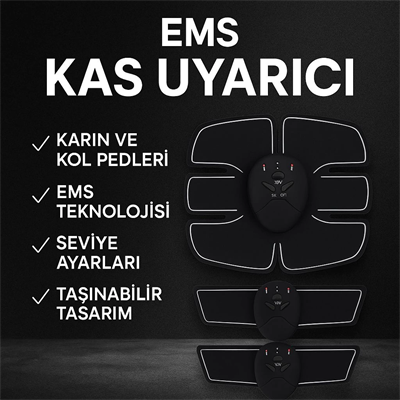 EMS Titreşimli Spor Cihazı Kas Geliştirme ve Yağ Yakma 2025 Seri Orijinal