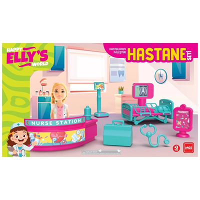 ENF-39184 ELLYS WORLD HASTANE SETİ OYUNCAK BEBEK