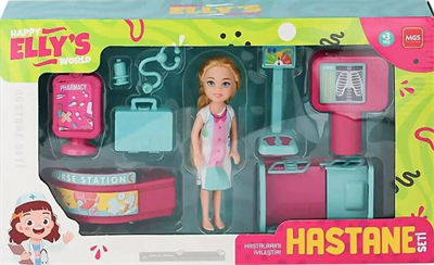 ENF-39184 ELLYS WORLD HASTANE SETİ OYUNCAK BEBEK
