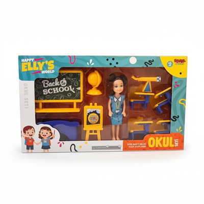 ENF-39186 ELLYS WORLD OKUL SETİ OYUNCAK OKUL SET