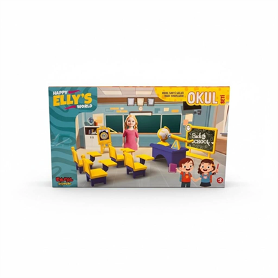 ENF-39186 ELLYS WORLD OKUL SETİ OYUNCAK OKUL SET