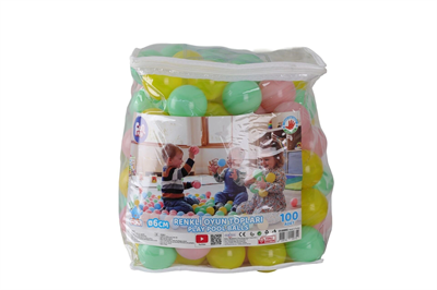 ER-6100BAG FUN PLAY SOFT RENK HAVUZ TOPLARI PVC ÇANTALI