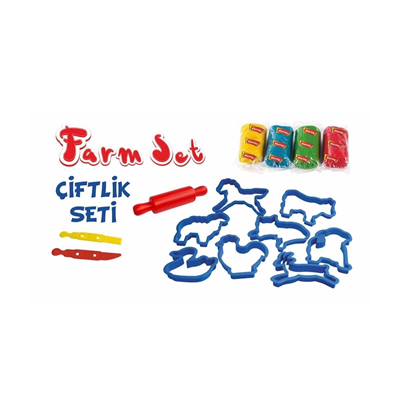 ERN-588 Heroes Orta Kutulu Çiftlik Oyun Hamuru Seti