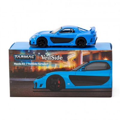 Eco Lounge 1/64 Mazda RX-7 VeilSide Fortune7 Blue