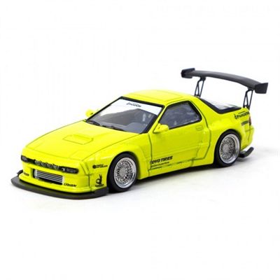 Eco Lounge 1/64 Pandem Mazda RX-7 FC3S Yellow