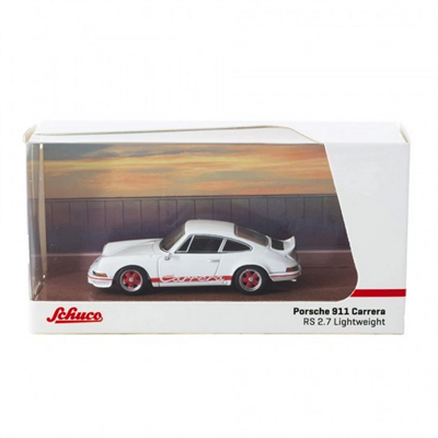 Eco Lounge 1/64 Porsche 911  RS 2.7 Lightweight White/Red