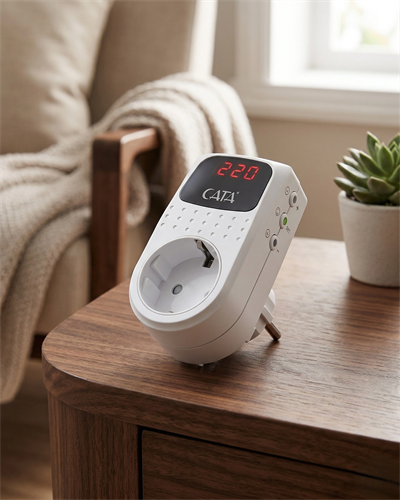 Eco Lounge CATA CT 9187 Dijital Göstergeli Akım Korumalı Priz 150-280V 4000W