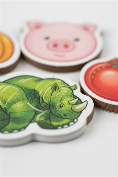 Eğitici Manyetik 30 Parça Hayvan ve 26 Parça Sebze-Meyve Seti