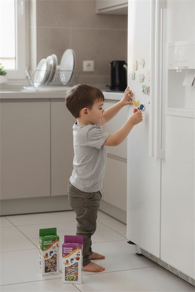 Eğitici Manyetik 30 Parça Hayvan ve 26 Parça Sebze-Meyve Seti