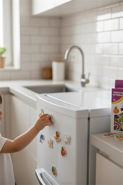 Eğitici Oyuncak Seti Manyetik Hayvanlar ve Sebze Meyveler 56 Parça