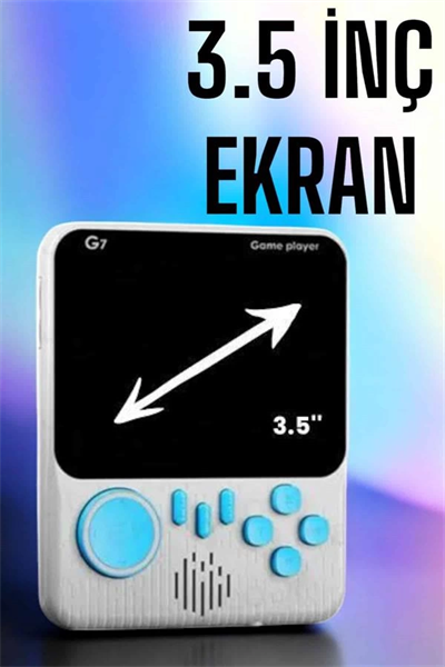 El Atarisi 3.5 inç Ekran Çift Konsol 666 Adet Retro Oyun Gamepad