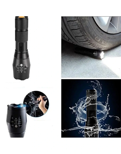El Feneri Beyaz Sarı Ve Mor Renk Aydınlatma Q5 Led