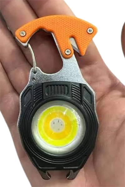 El Feneri LED Anahtarlık Çok Fonksiyonlu Mini Çakmak Özellikli