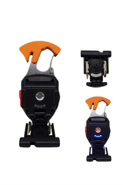 El Feneri LED Anahtarlık Çok Fonksiyonlu Mini Çakmak Özellikli