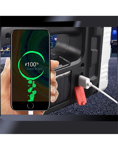 El Feneri Solar Panelli Ledli Powerbank Cob Fener