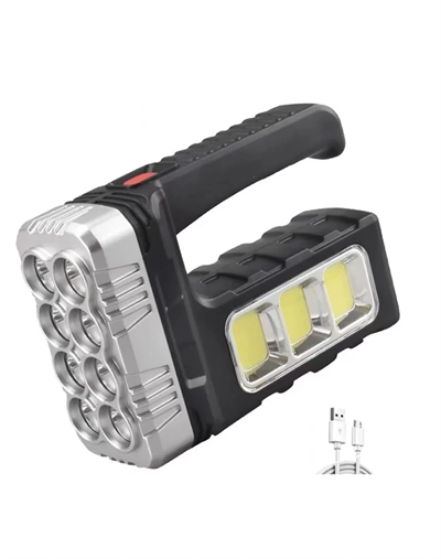 El Feneri Solar Panelli Ledli Powerbank Cob Fener