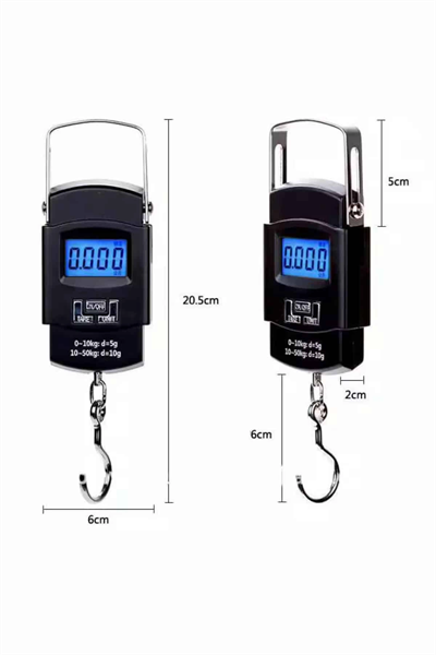 El Kantarı Dijital El Terazisi 50 Kg Kapasiteli LCD Ekranlı