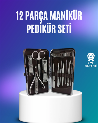 El ve Ayak Bakımı İçin Profesyonel 12 Bakım Seti