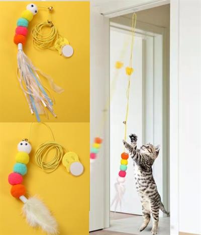 Elastik Kendinden Yapışkanlı Solucan Kedi Oltası (3936)