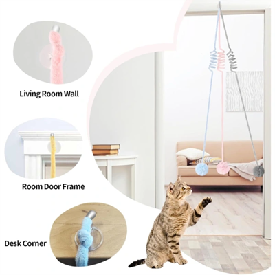 Elastik Yaylı Asılabilir Peluş Oyuncak