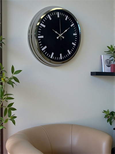 Elegance 40 Cm Metal Dekoratif Duvar Saati