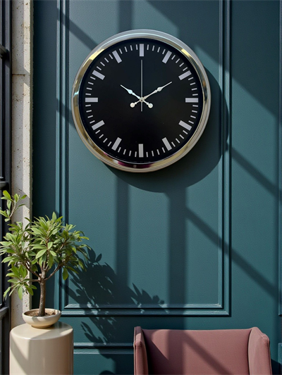 Elegance 40 Cm Metal Dekoratif Duvar Saati