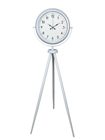 Elegance Beyaz Tripod Ayaklı Saat