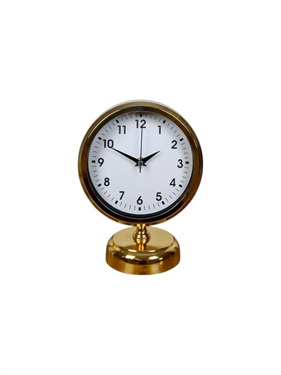 Elegance Gold 25 x 20 Cm Metal Masa Saati