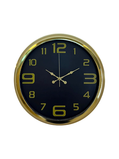 Elegance Gold Luxury 40 Cm Metal Duvar Saati