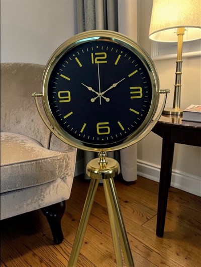 Elegance Tripod Gold Ayaklı Saat