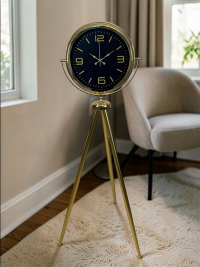 Elegance Tripod Gold Ayaklı Saat
