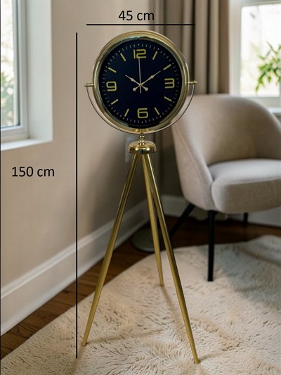 Elegance Tripod Gold Ayaklı Saat