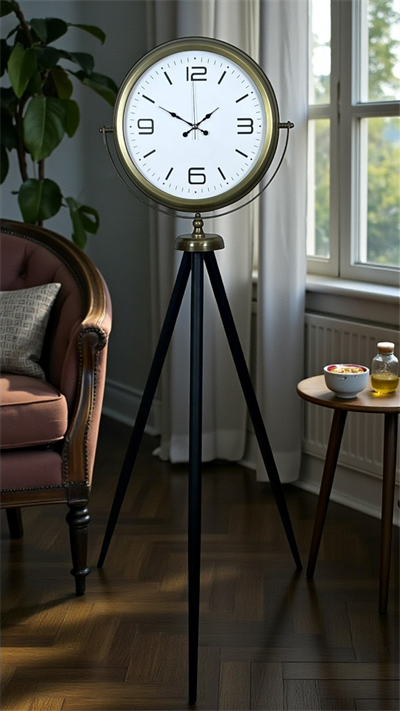 Elegant Vintage Tripod Ayaklı Saat