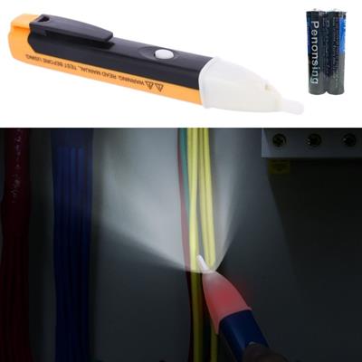 Elektrik Kaçak Dijital Kontrol Kalemi Cihazı -Dedektörlü Temassız Işıklı Kablo Voltaj Test (3936)