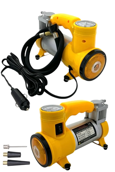 Elektrikli Araba Lastik Şişirme / 150 Psı - 12v / Taşınabilir Metal Hava Kompresörü Bx40