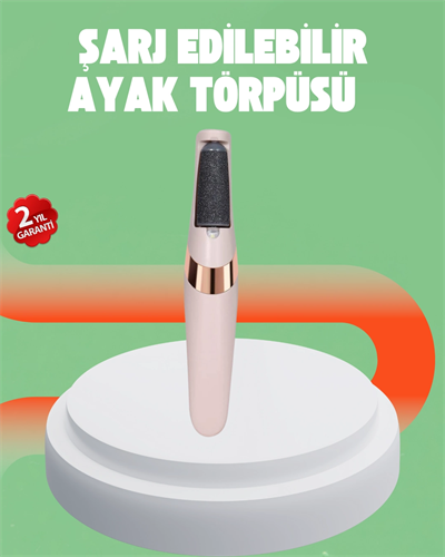 Elektrikli Ayak Törpüsü USB Şarjlı Nasır ve Kallus Giderici