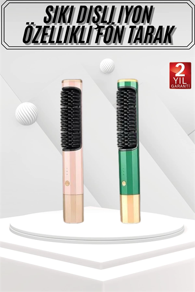 Elektrikli Fön Tarak Düzleştirici Elektriklenme Karşıtı Üflemeli