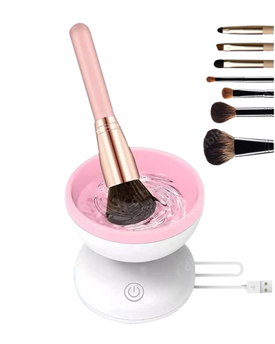 Elektrikli Makyaj Fırçası Temizleyici USB ile Çalışan Otomatik Fırça Yıkama Makinesi