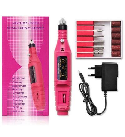 Elektrikli Manikür Pedikür Törpüsü Profesyonel Bakım Süsleme Elektrikli Tırnak Törpü Makinesi (3936)