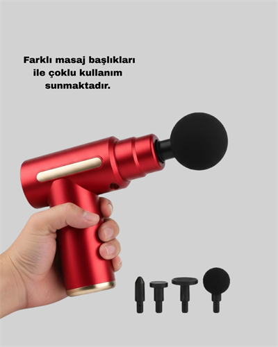 Elektrikli Masaj Tabancası Sessiz Çalışma ve Derin Doku Masajı