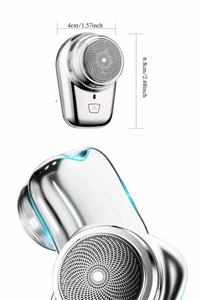 Elektrikli Mini Tıraş Makinesi,Taşınabilir USB Şarjlı Kablosuz Tıraş Makinesi