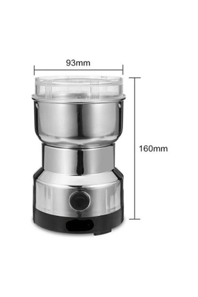 Elektrikli Paslanmaz Çelik Baharat Pirinç Öğütücü