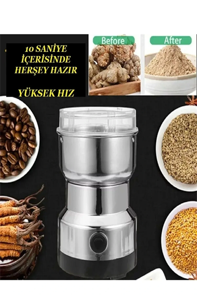 Elektrikli Paslanmaz Çelik Baharat Pirinç Öğütücü