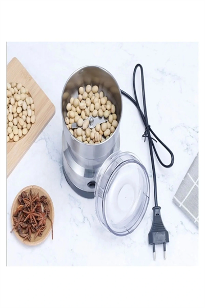 Elektrikli Paslanmaz Çelik Kahve Baharat Pirinç Öğütücü 150w