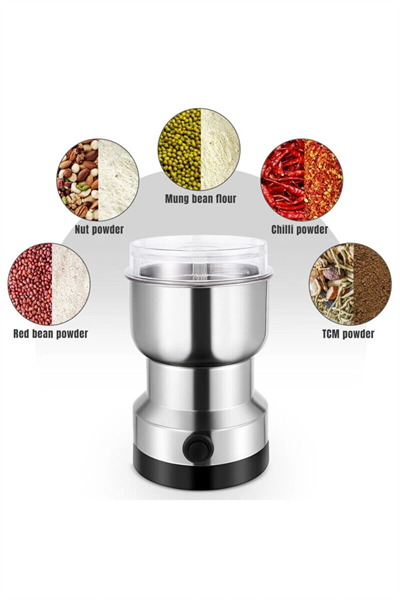 Elektrikli Paslanmaz Çelik Kahve Baharat Pirinç Öğütücü 4 Bıçak 95848