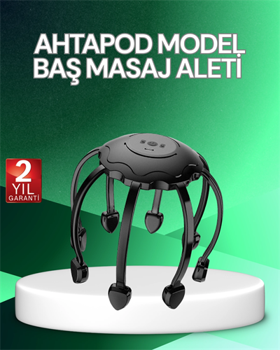 Elektrikli Saç Derisi Masaj Aleti Çok Noktalı Titreşimli Rahatlatıcı Bakım