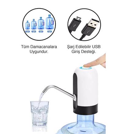 Elektrikli Şarjlı Damacana Su Pompası (3936)