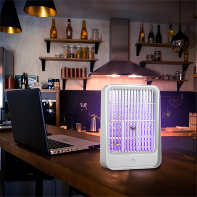 Elektrikli Sinek Kovucu USB Şarjlı Sessiz ve Etkili Led Işıklı Kapan