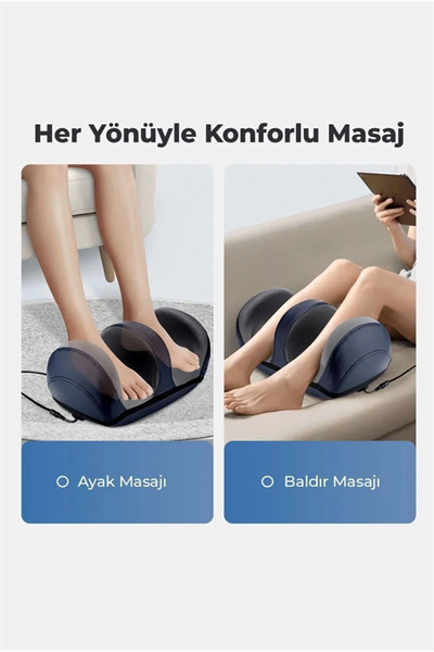 Elektrikli ayak masaj aleti baldır sıcak derin yoğurma ev ve ofis kullanımı için