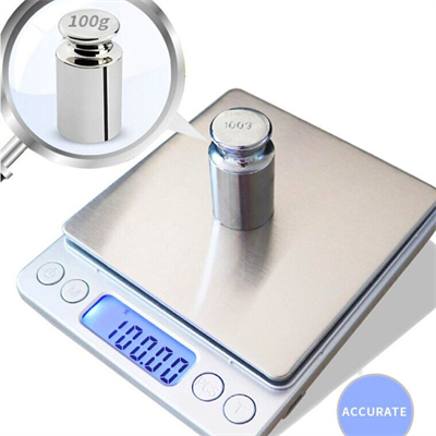 Elektronik 3 Kg Kapasiteli Dijital Hassas Kantar Mutfak Tartısı Terazi Bx40
